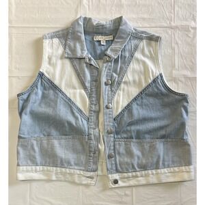 EST. 1946 Denim Sleeveless Jacket Vest Women's Size XL